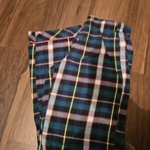Plaid pajama Bottoms